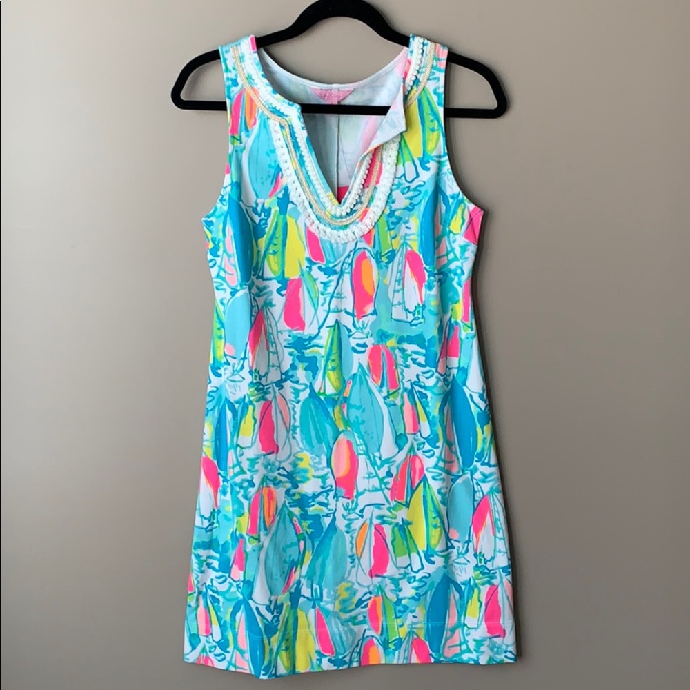 NWT Lilly Pulitzer Harper shift beach n bae sz sm